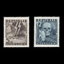 Blitz - death mask, 1946, mint, certified, not issued