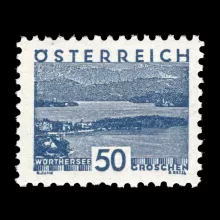 Michel 541 - Landscapes, 50 Groschen, mint