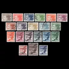 Michel 468-487 - Airmail series, 1925/30, complete set, cancelled