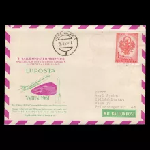 Used cover with Michel 1067 from Siegendorf to Vienna, 23.05.1961