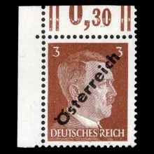 ANK (8) a - I. Wiener Aushilfsausgabe, 3 Pfennig mit linkem oberen Eckrand, postfrisch, geprüft