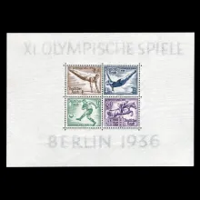 Michel Block 5 X - Olympische Sommerspiele, Deutsches Reich, 1936, postfrisch