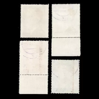 ANK 693-696 - "Grazer Aushilfsausgabe", gestempelt