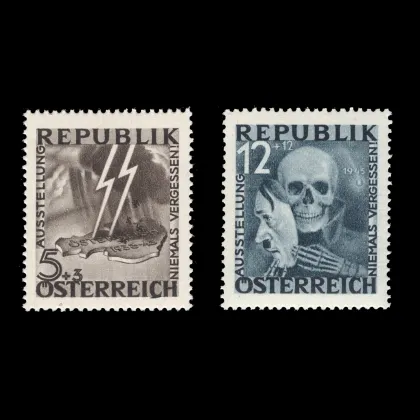 Blitz - death mask, 1946, mint, certified, not issued