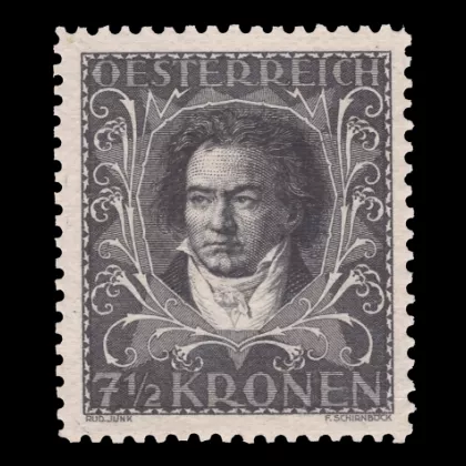 ANK 420 B - Österreichische Komponisten, Ludwig v. Beethoven, postfrisch