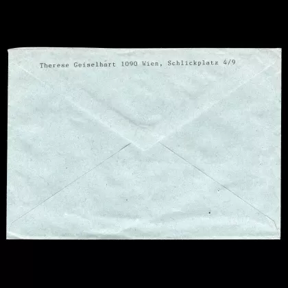 Gelaufener Reko-Brief von 1090 Wien nach 1150 Wien, 11.11.1992